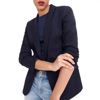 J.Crew Parke Blazer in Navy at Nordstrom, Size 12P | Nordstrom