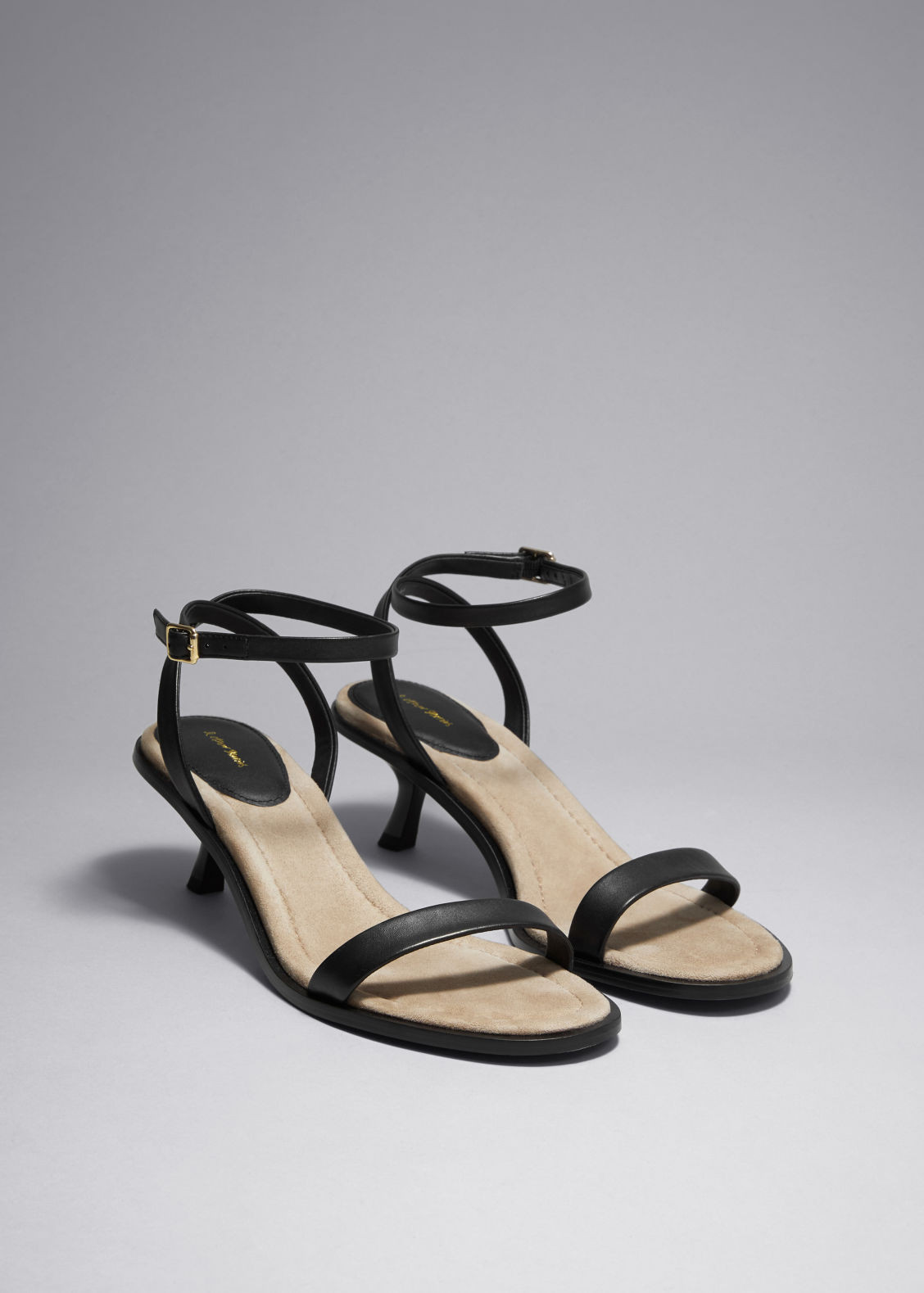 Kitten Heel Leather Sandals | & Other Stories UK
