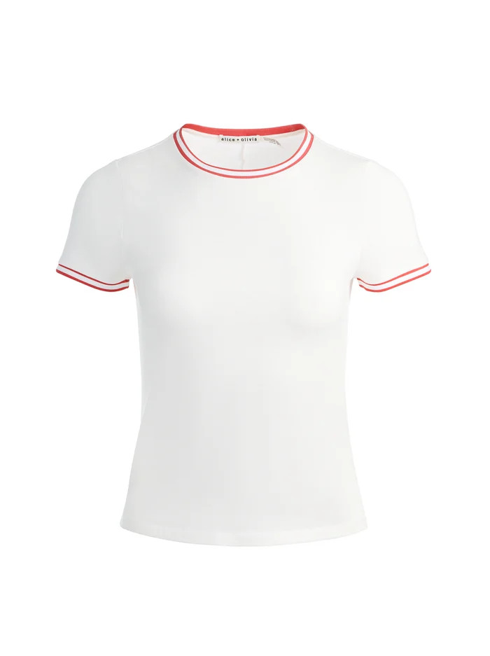 CINDY RINGER TEE | Alice + Olivia
