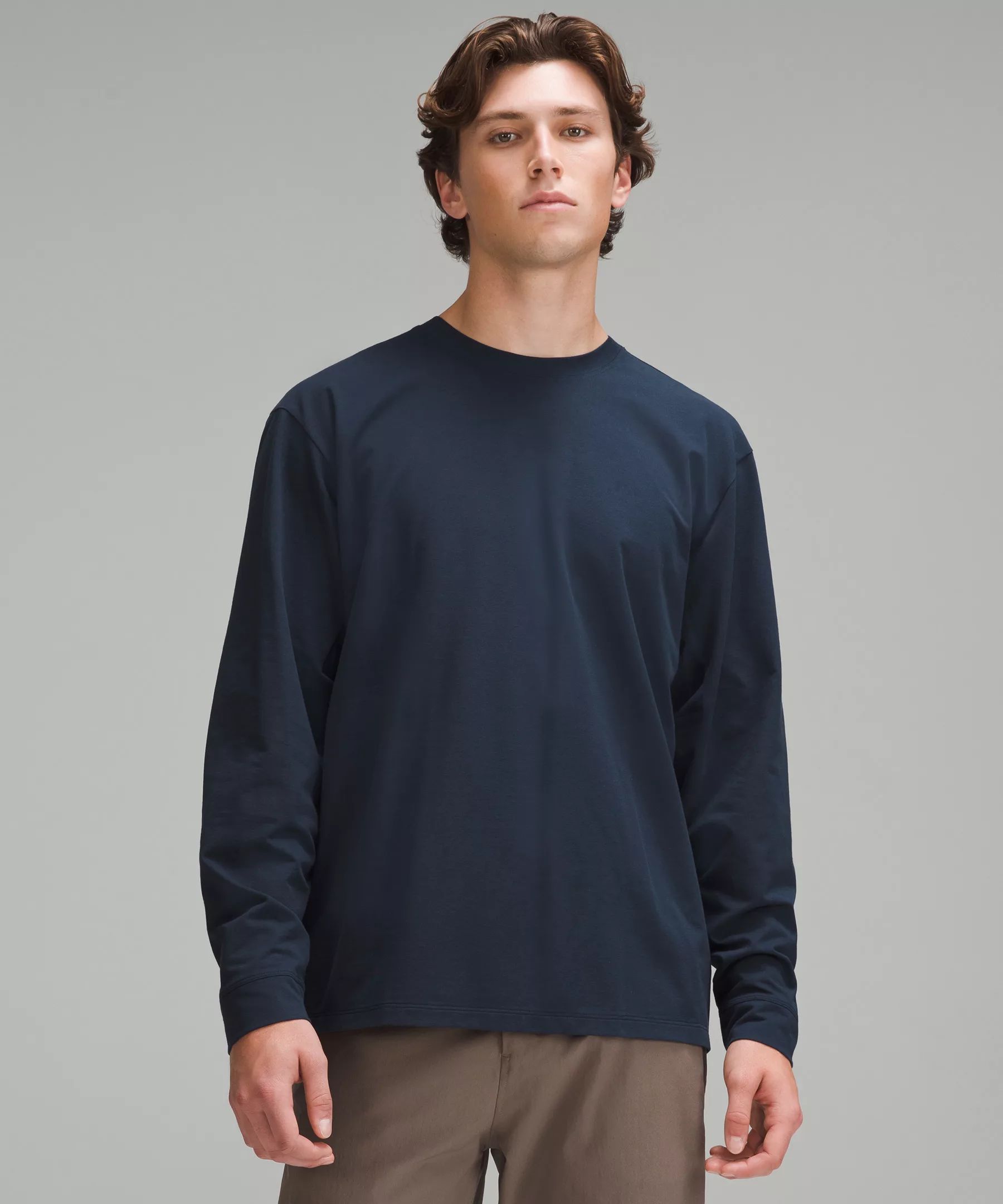 Pique Oversized-Fit Long-Sleeve Shirt | Men's Long Sleeve Shirts | lululemon | Lululemon (US)