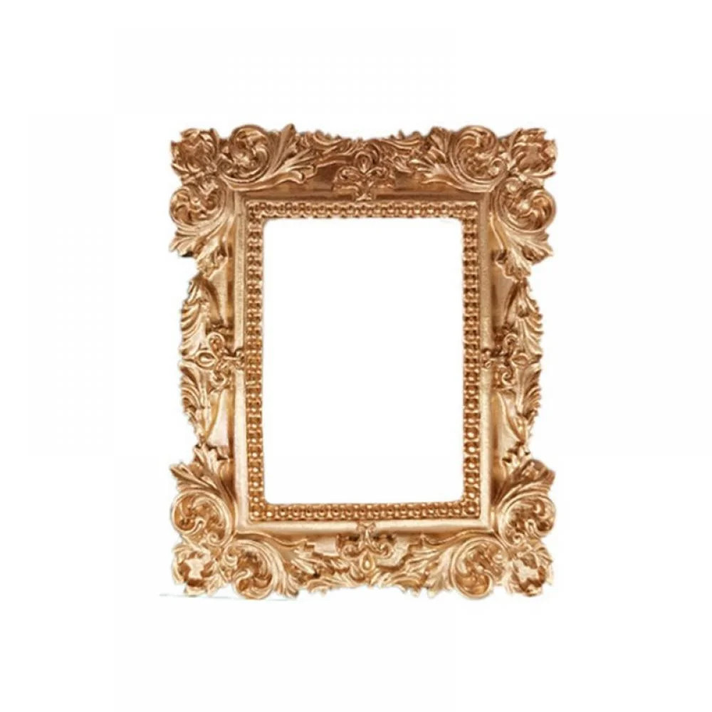 Vintage Baroque Photo Frame Antique Table Decoration Gold Ornate Textured Picture Frame for Home ... | Walmart (US)