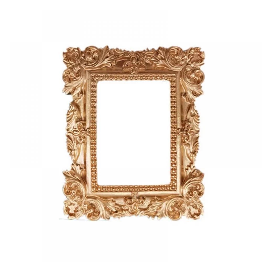 Vintage Baroque Photo Frame Antique Table Decoration Gold Ornate Textured Picture Frame for Home ... | Walmart (US)