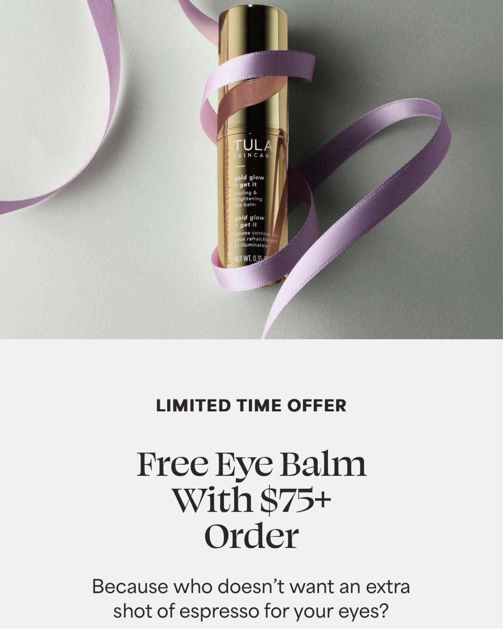 My favorite Tula Skincare is on SALE with code - early30 get 30% off plus a free eye balm if you spend $75! This eye balm is my holy grail, I use it every morning and night and It has fully eliminated all my under eye puffiness, sleepy wrinkles and dark circles. I use this moisturizer every single night at bed. #salealert #tula #blackfriday #skincare 

#LTKCyberWeek #LTKSaleAlert #LTKBeauty
