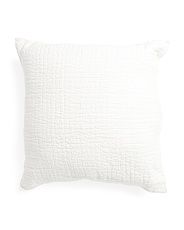 26x26 Linen Blend Textured Euro Pillows | Marshalls