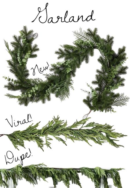 Fireplace mantle garland I just ordered and a dupe for the most viral one !! 



#LTKHoliday #LTKSeasonal #LTKhome