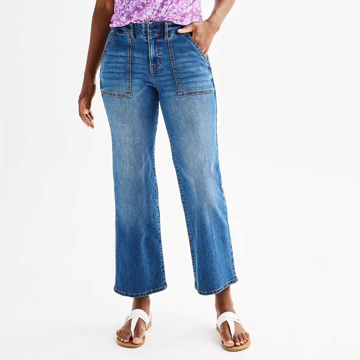 Women's Draper James Flat Front Wide Leg Pants | Kohl's