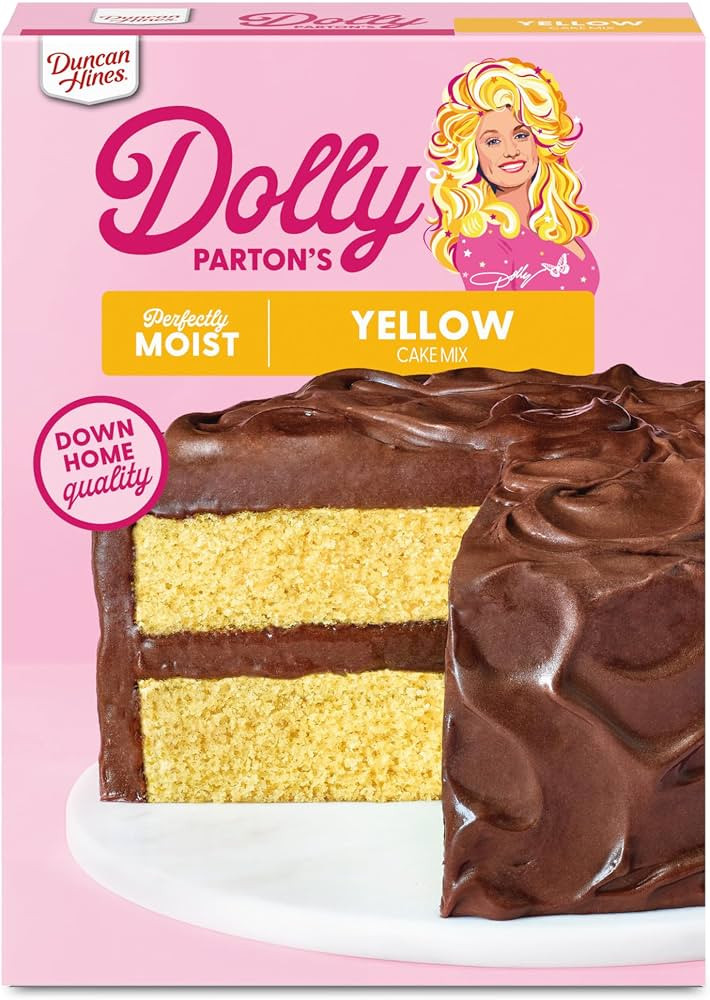 Duncan Hines Dolly Parton's Favorite Yellow Cake Mix, 15.25 oz. | Amazon (US)