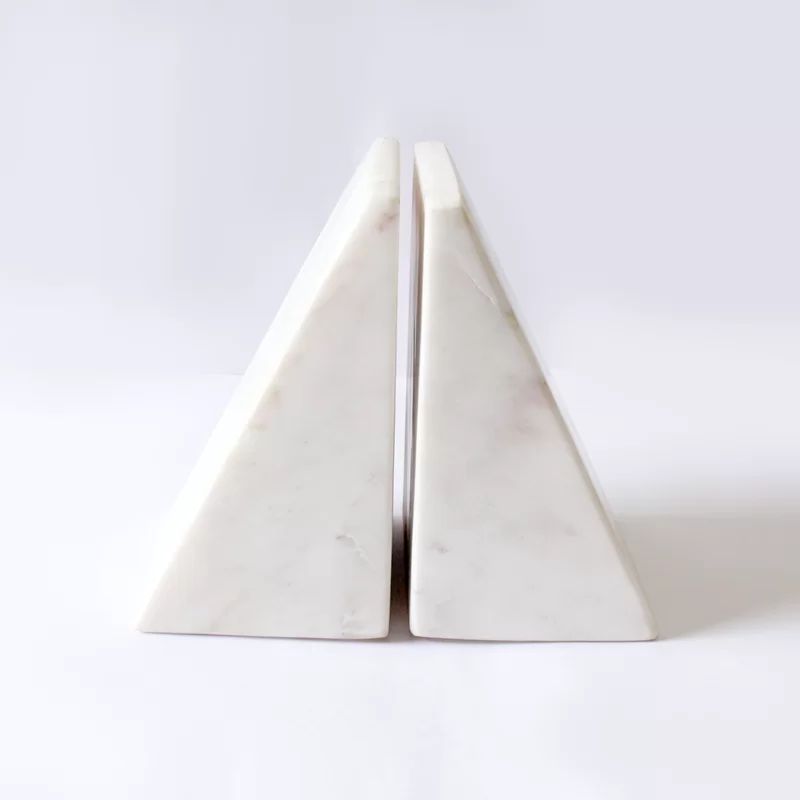 Matheson Marble Non-skid Bookends (Set of 2) | Wayfair North America