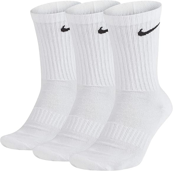 Nike Women's Everyday Max Cushion Training Crew Sock (3 Pair) | Amazon (US)