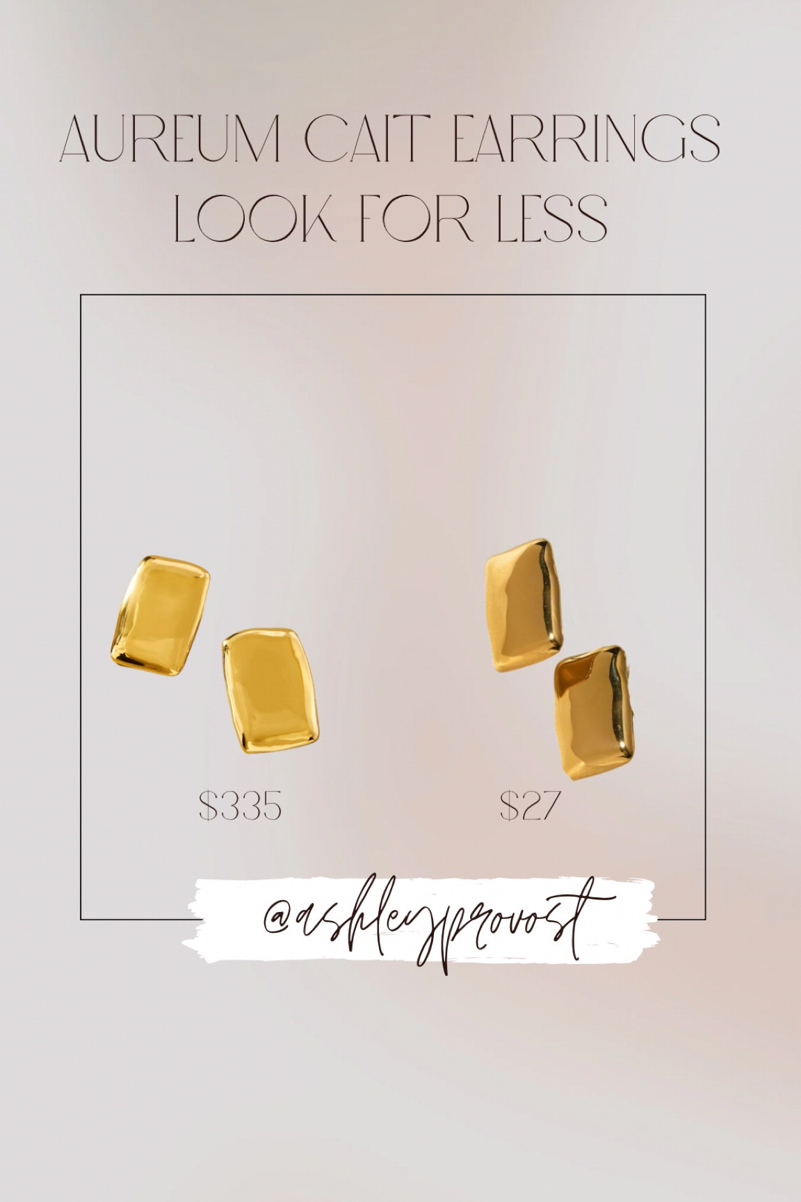 Aureum cait earrings look for less 

#LTKstyletip #LTKfindsunder50 #LTKover40