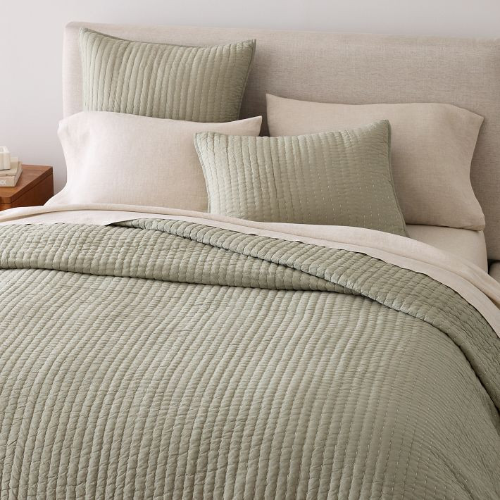 Airy Cotton Voile Solid Quilt & Shams | West Elm (US)