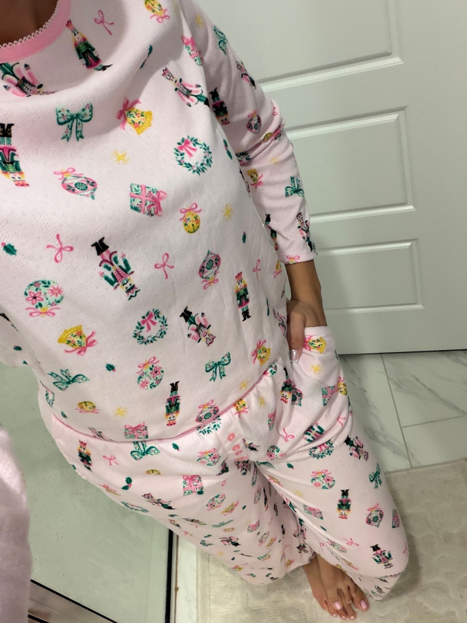 $20 Christmas Jammies! Comes in 4 different Christmas pattern styles 

#LTKHoliday #LTKFindsUnder50 #LTKselfcare