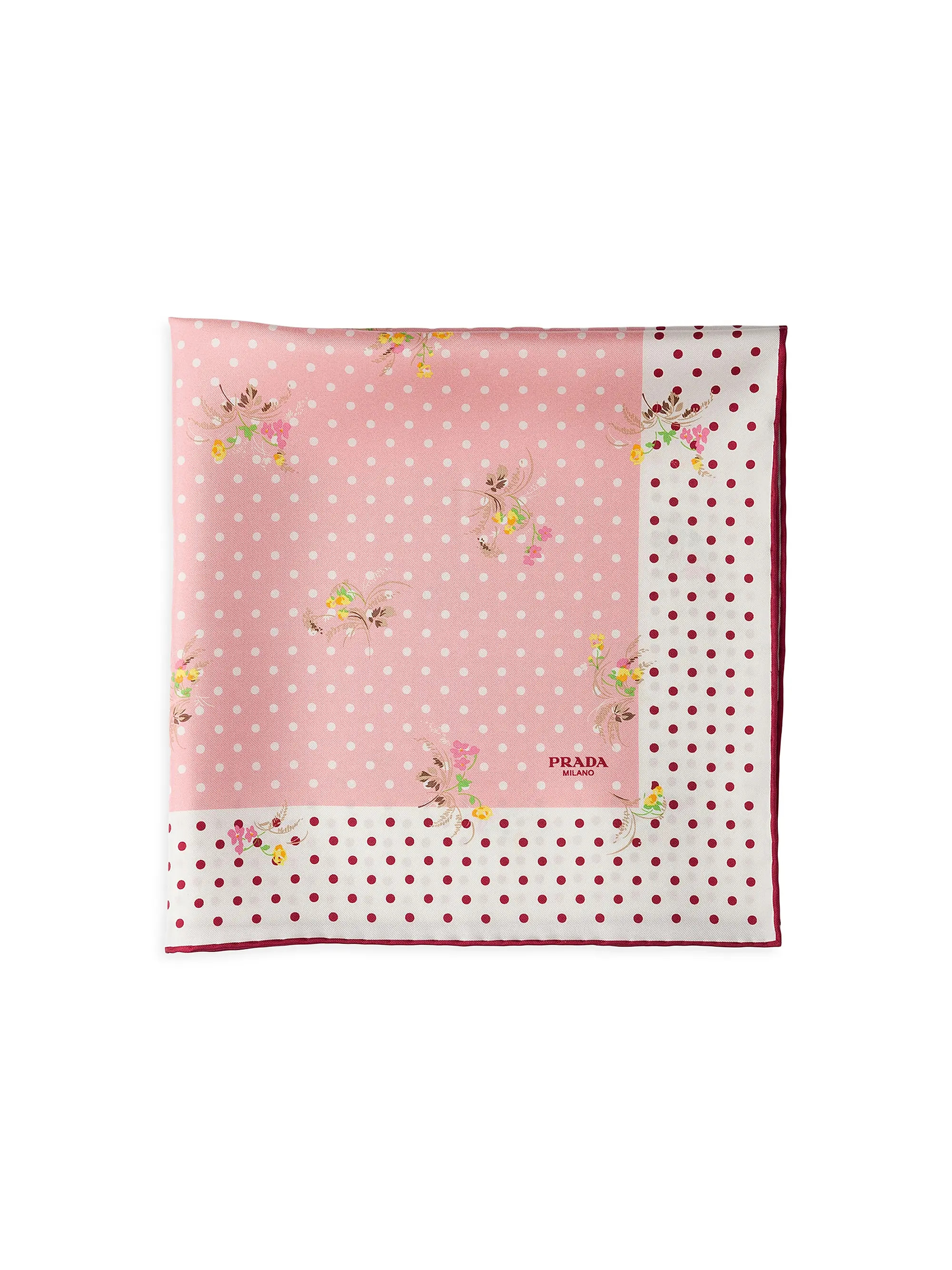 Printed Silk Twill Scarf | Saks Fifth Avenue