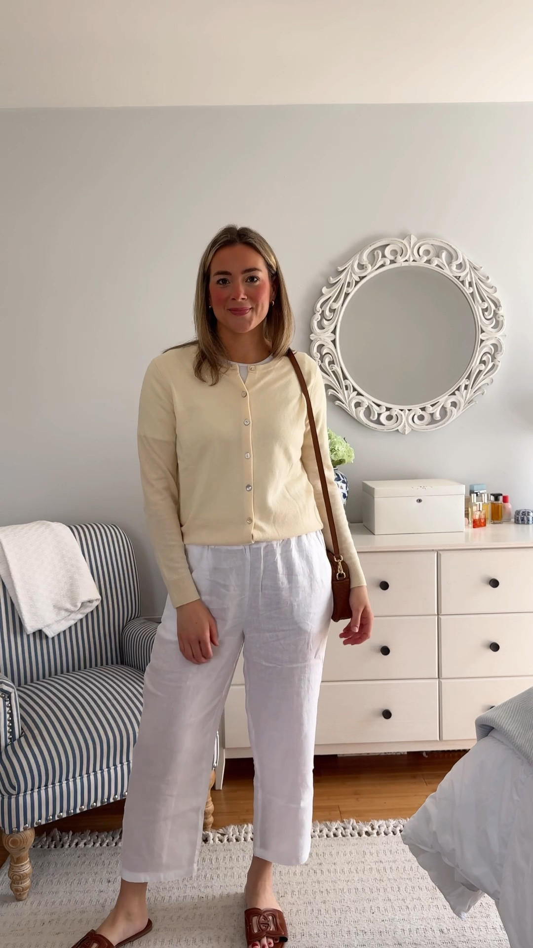 Your spring outfit formula is here. Quince’s butter yellow cashmere cardigan + white linen pants = the easiest, most effortless look. So comfortable, looks so chic, and both pieces together are under $100. @Quince 💛🤍 also linking some other spring style finds I love from Quince! #quincepartner

#LTKSeasonal #LTKootd
