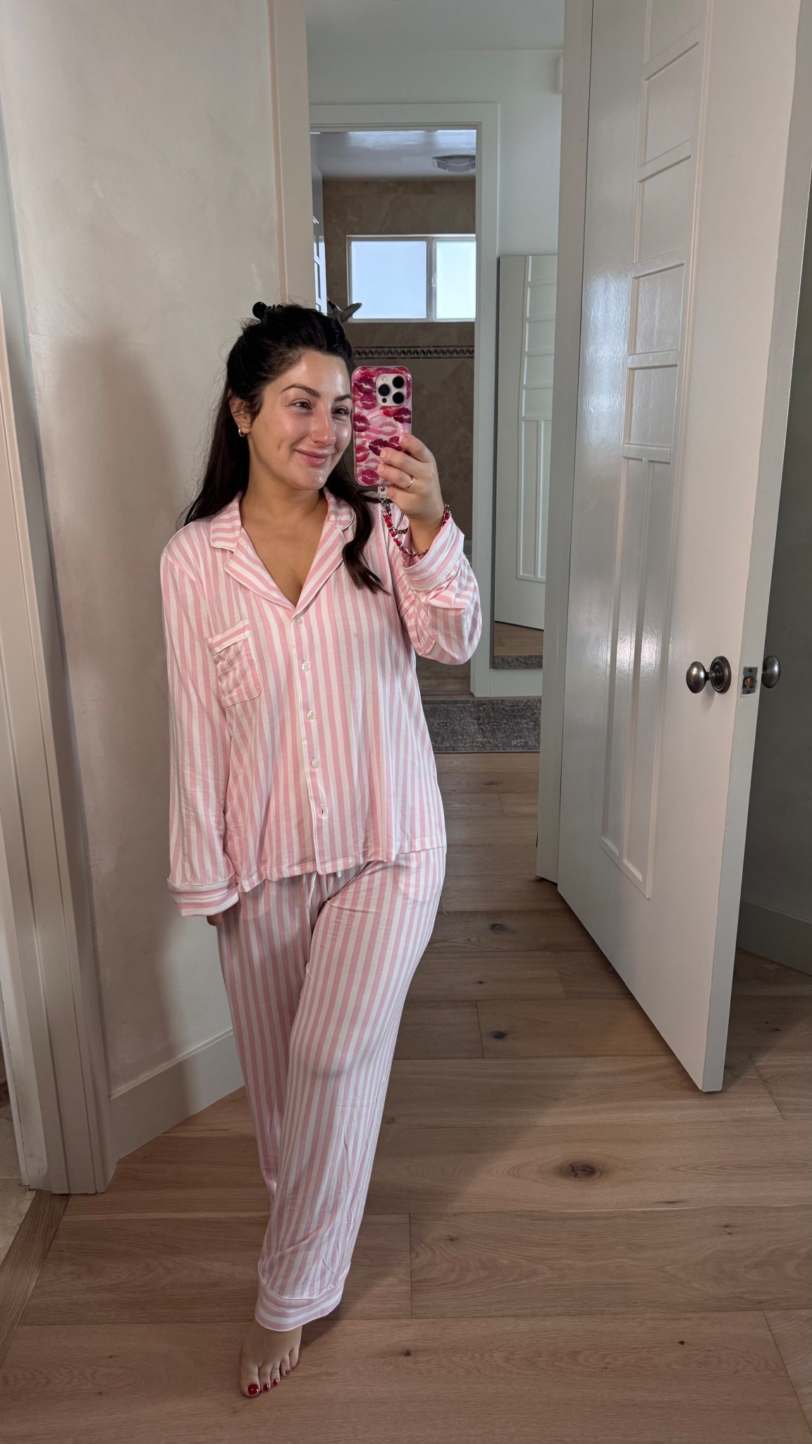 Medium short
Softest pajamas!!

#LTKmorningroutine #LTKmomlife #LTKPetite