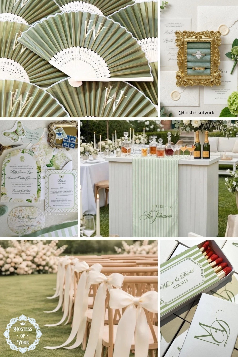 Sage green wedding inspiration mood board! 
All items link to get your planning started! 

#wedding #bride #planning #decor #inspo #aesthetic #green #bridesmaid #coastal #spring #summer #bridal #weddings  

#LTKSeasonal #LTKWedding