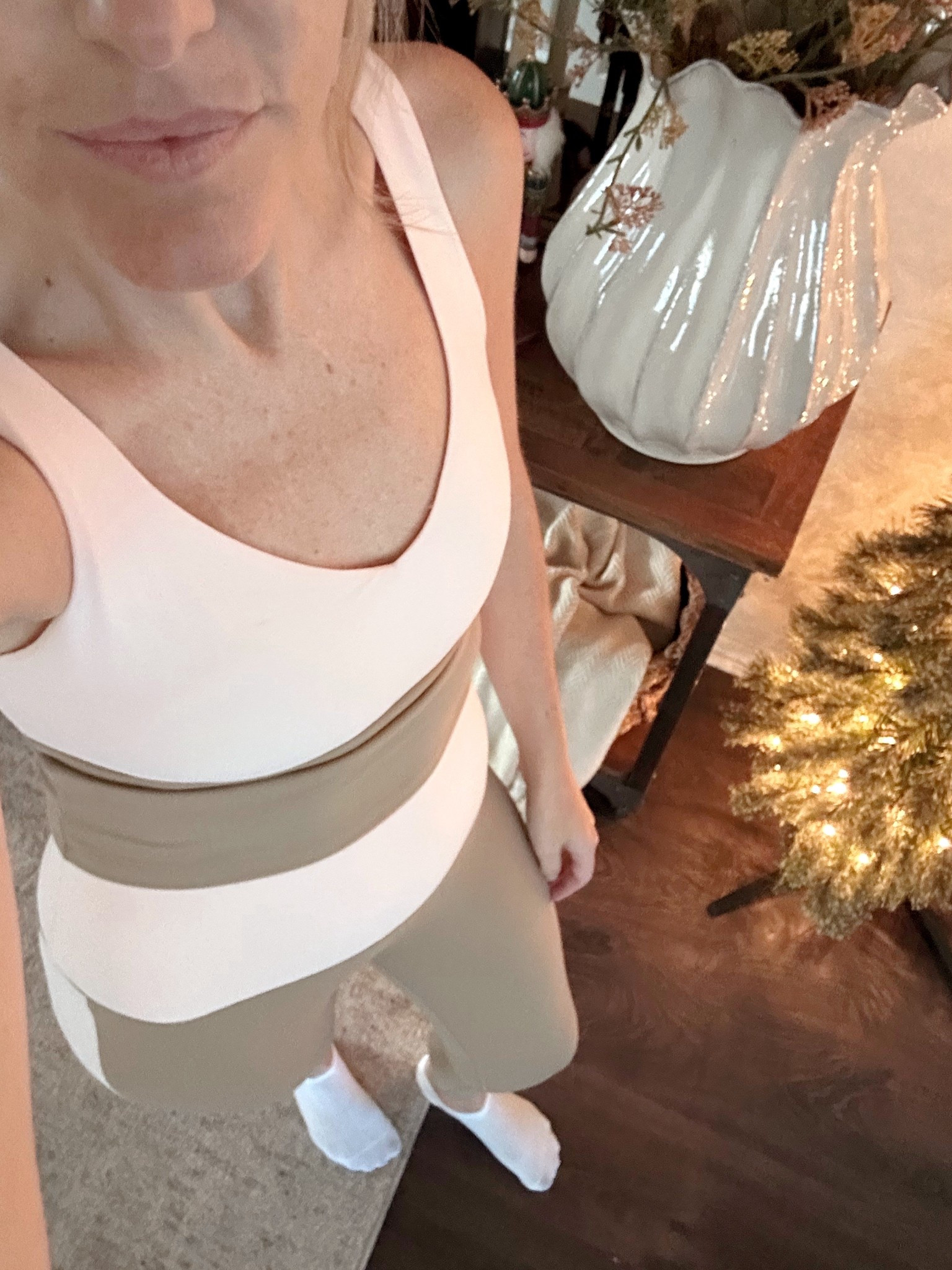 50% off Old Navy activewear. Do not sleep on the StudioSmooth collection. So soft and comfortable! I’d say fits true to size but you could size up one if you like a looser fit  

#LTKSaleAlert #LTKfitnessgoals #LTKActive