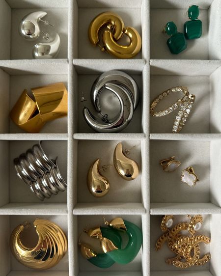 My earring collection. Some vintage, some Amazon, some investment. All well loved. #jewelry #fashionjackson 


#LTKover40 #LTKstyletip #LTKfindsunder100