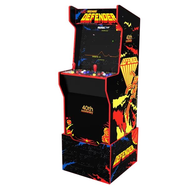 Defender 40th Anniversary 12-IN-1 Midway Legacy Edition Arcade with Licensed Riser and Light-Up M... | Walmart (US)