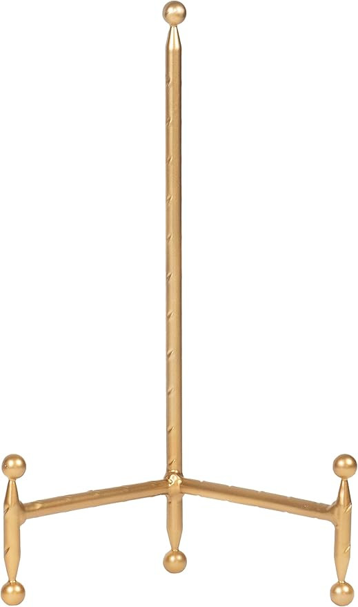 Red Co. Decorative Tripod Plate Stand and Art Holder Easel in Gold Finish - 11.5" h | Amazon (US)