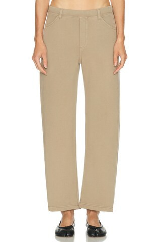 NILI LOTAN Tribeca Sweatpant in Taupe | FWRD 