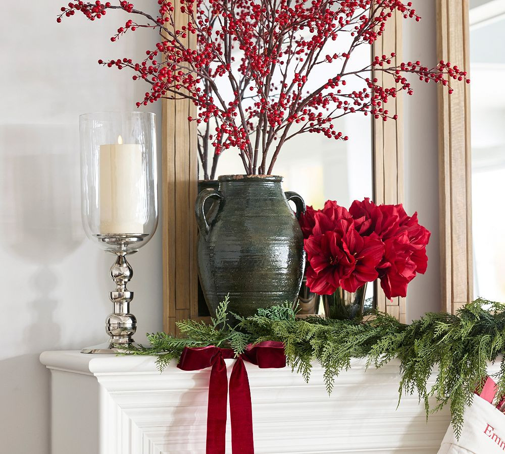Faux Deluxe Cedar Garland | Pottery Barn (US)