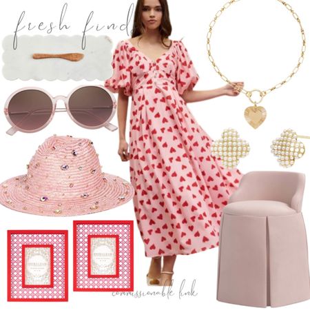 Swipe to see all the fun Valentine’s Day goodies I’m eyeing 💕💕 

Heart dress frames pink chair jewelry hat sunglasses hostess gift

#favoritethings #ilikepink #pinkhomedecor #valentinesdayinspo 

Follow my shop @styling.summers on the @shop.LTK app to shop this post and get my exclusive app-only content!

#liketkit 
@shop.ltk
https://liketk.it/3ZxbW 

#LTKGiftGuide #LTKunder100 #LTKhome #LTKbeauty #LTKunder100 #LTKhome