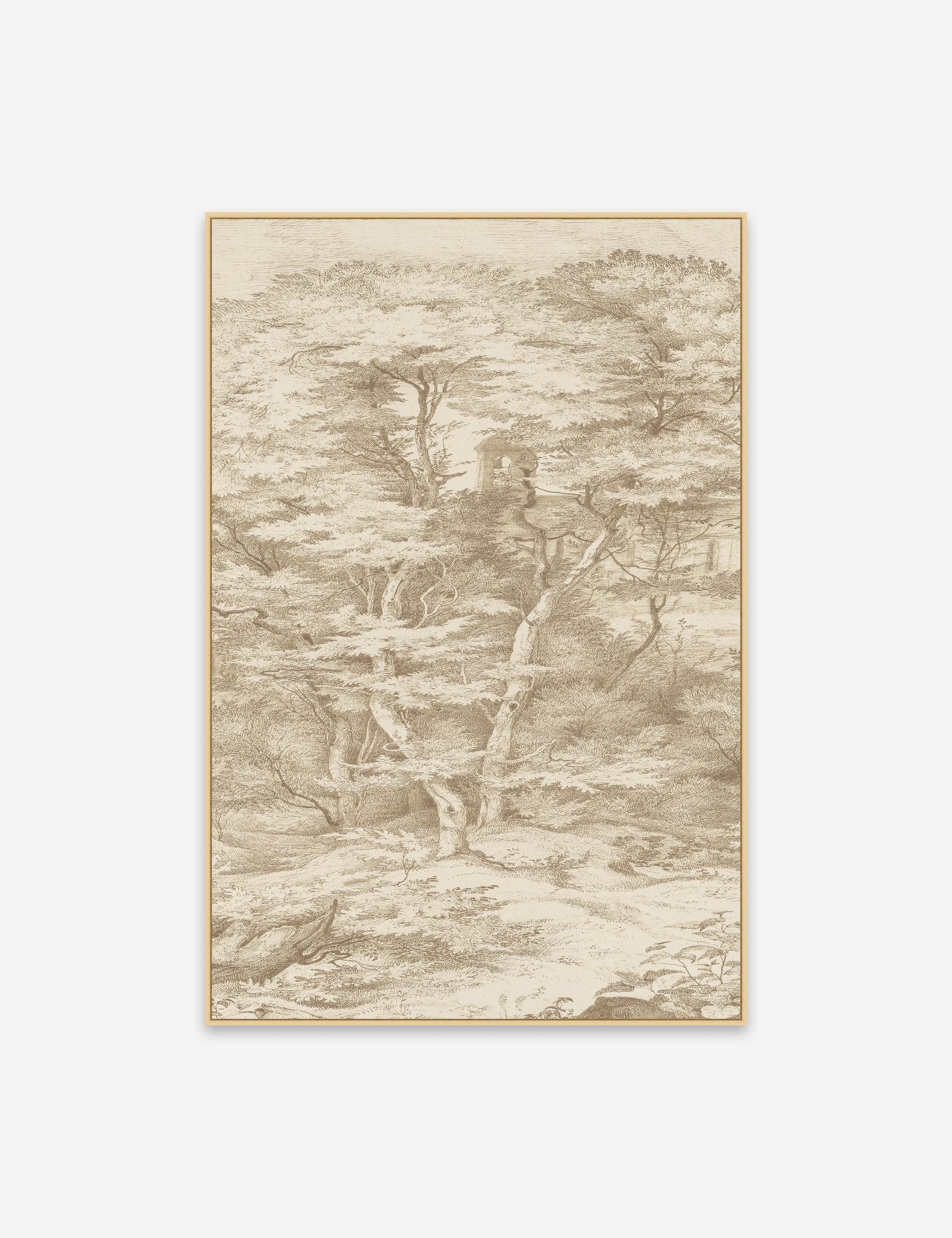 Toile in Neutral Wall Art Diptych Wall Art (Set of 2) | Lulu and Georgia 