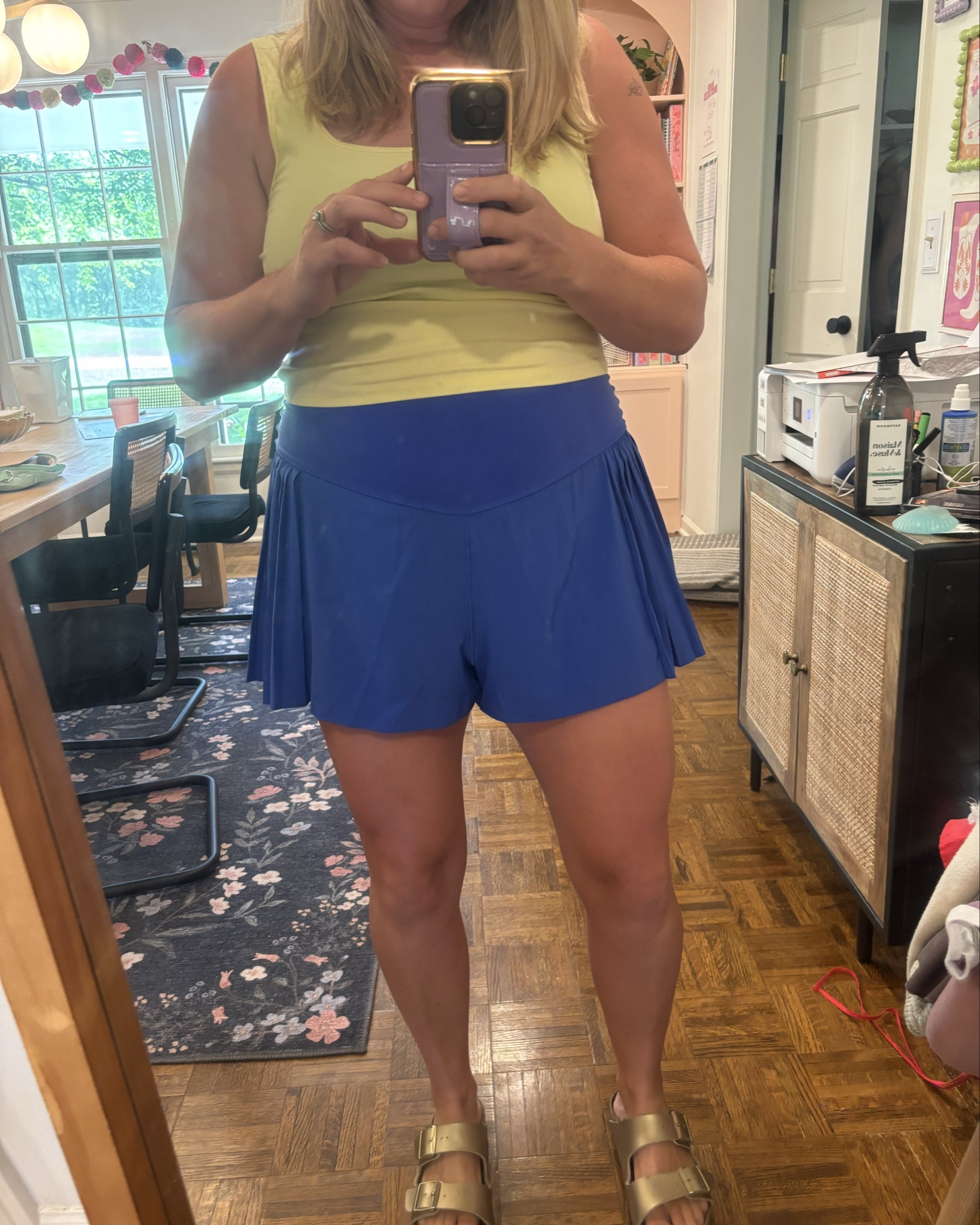 You know I live in athleisure. These flowy shorts are SO flattering and have built in shorts! The best. I also love the square neck of this tank! 

#LTKSummerEdit #LTKSaleAlert #LTKSeasonal