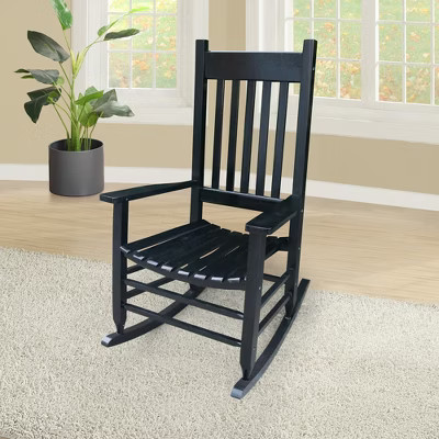 wooden porch rocker chair Black, without mat | Target