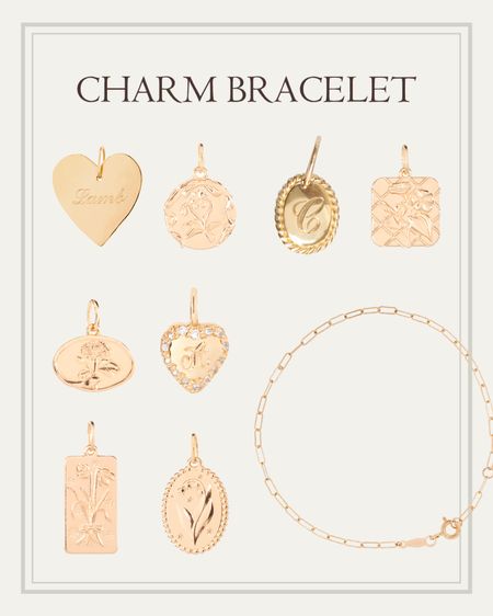 Fun unique charms to build your charm bracelet!!