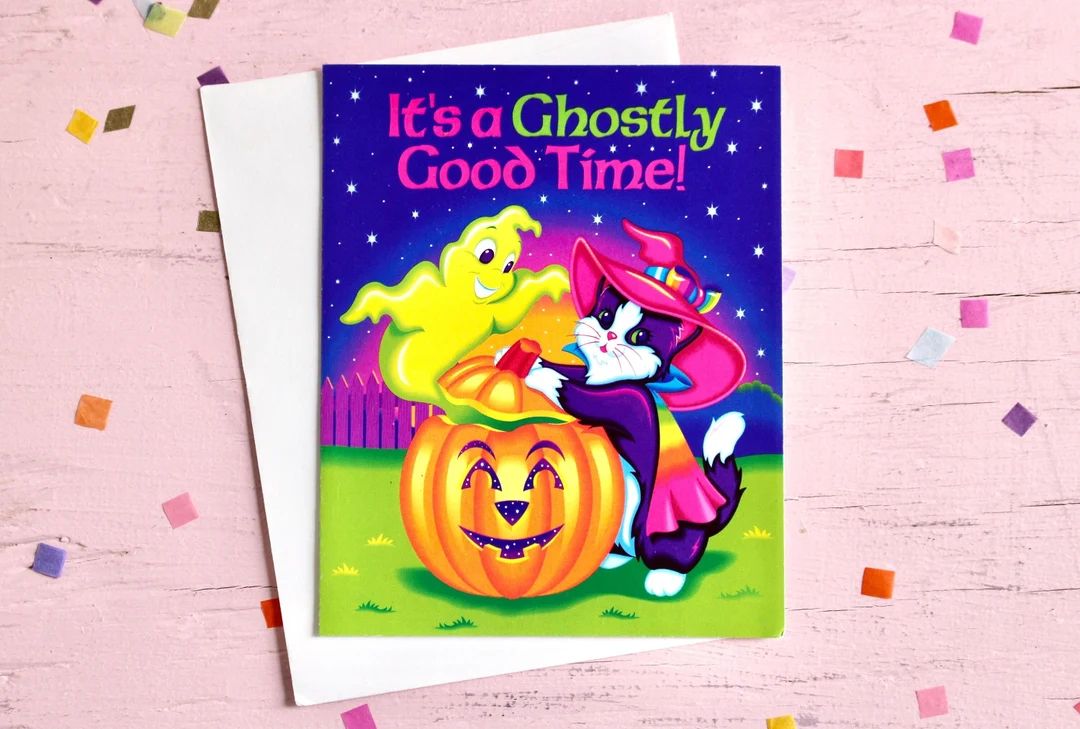 Lisa Frank Halloween Invite Card 90s Vintage Lisa Frank - Etsy Philippines | Etsy ROW