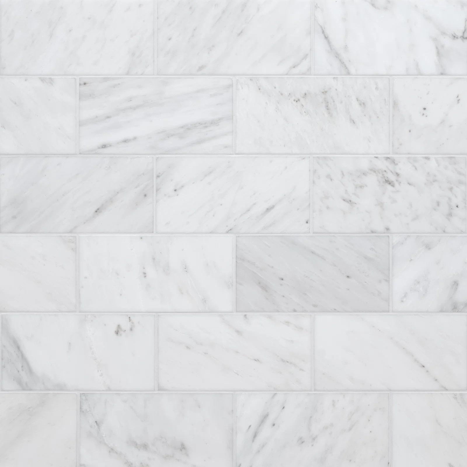 Castella Cambria Subway 6 in. x 12 in. Honed Marble Floor and Wall Tile | Wayfair North America