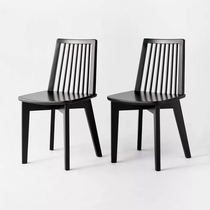 Linden Modified Windsor Wood Dining Chair - Threshold™ designed with Studio McGee | Target