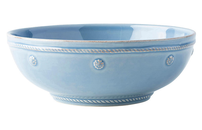 Berry & Thread Pasta Bowl, Chambray | One Kings Lane