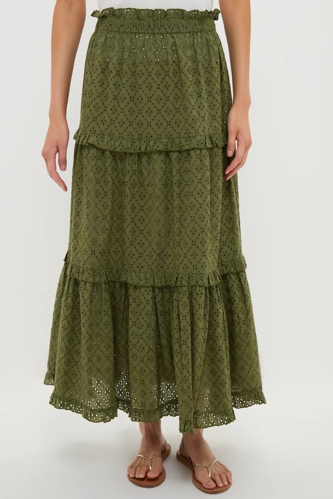 Fern Eyelet Prado Skirt | Tuckernuck (US)