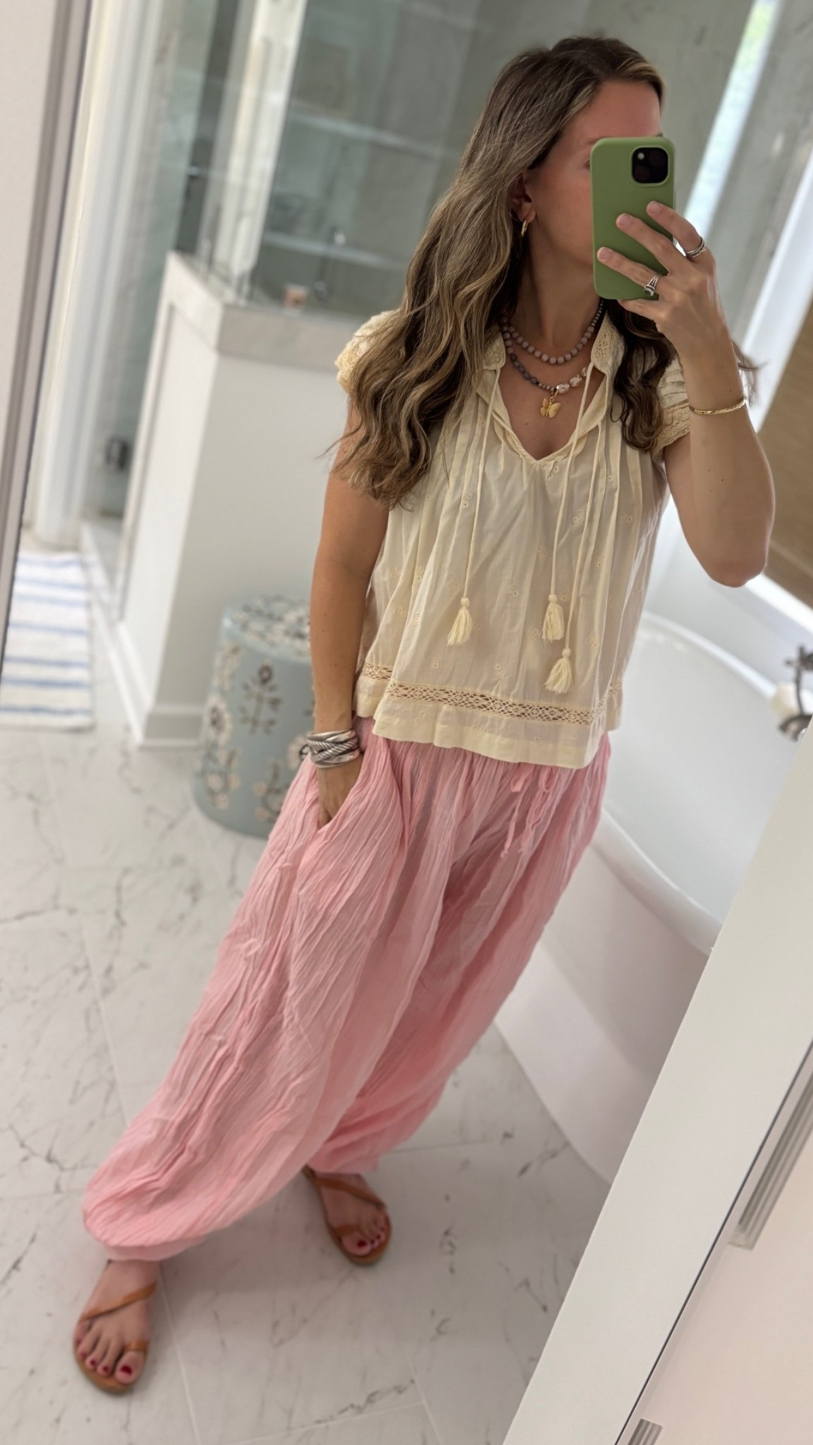 You’ll be finding me in these pants all summer ✨ top is old Sea NY but linked similar

#LTKBump #LTKootd #LTKSeasonal