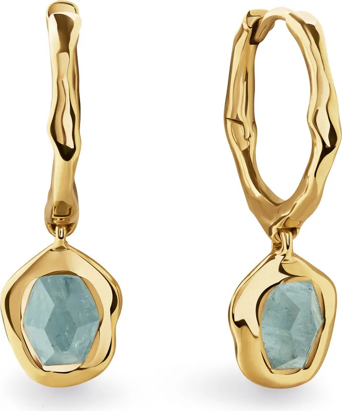 Monica Vinader Odyssey Drop Huggie Hoop Earrings | Nordstrom | Nordstrom