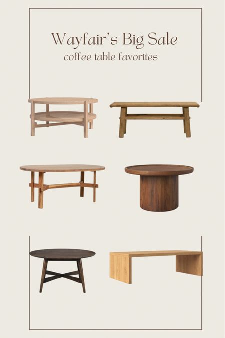 Coffee tables for the living room on sale at Wayfair! 

#LTKsalealert #LTKhome #LTKFind
