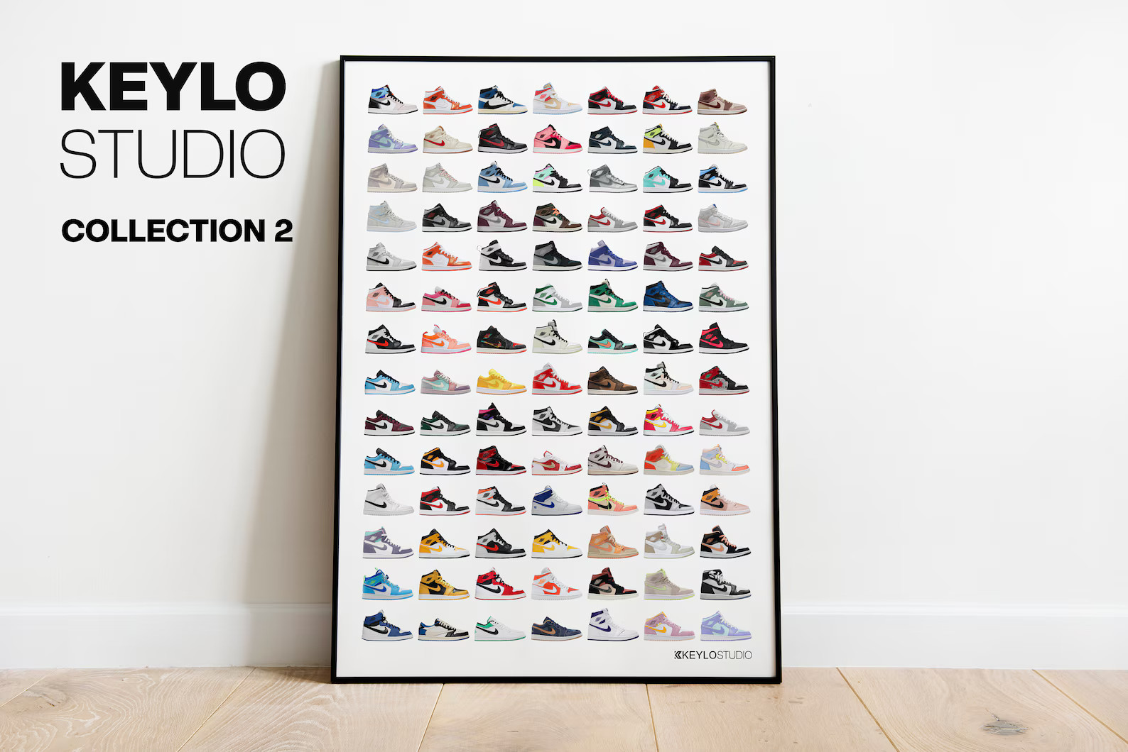 Jordan 1 Sneaker Poster Collection Downloadable, Printable, Scalable, High-resolution JPEG - Etsy | Etsy (US)