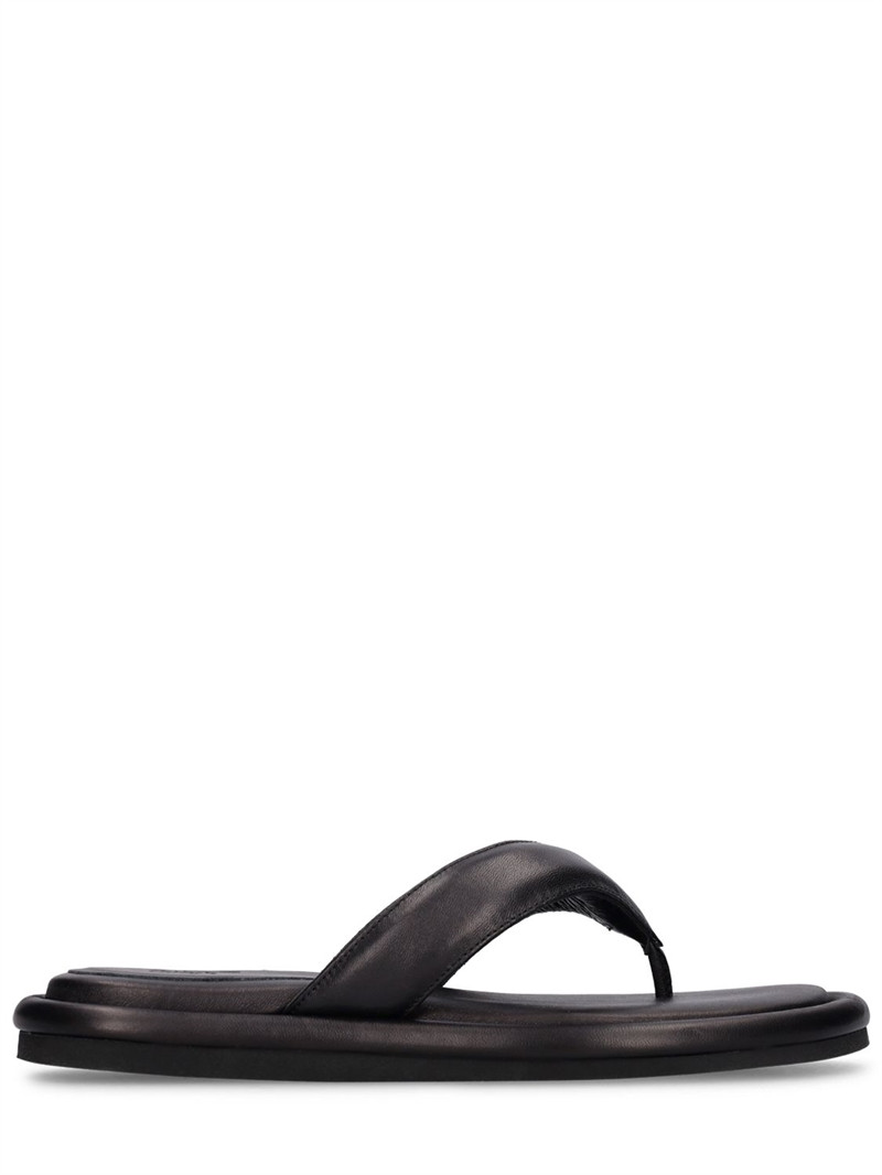 20mm padded leather thong sandals - Gia Borghini - Women | Luisaviaroma | Luisaviaroma