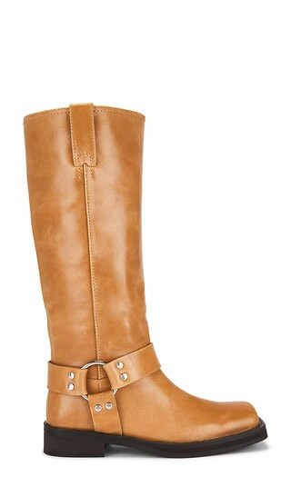 Tony Bianco Biker Boot in Cognac. - size 5 | Revolve Clothing (Global)