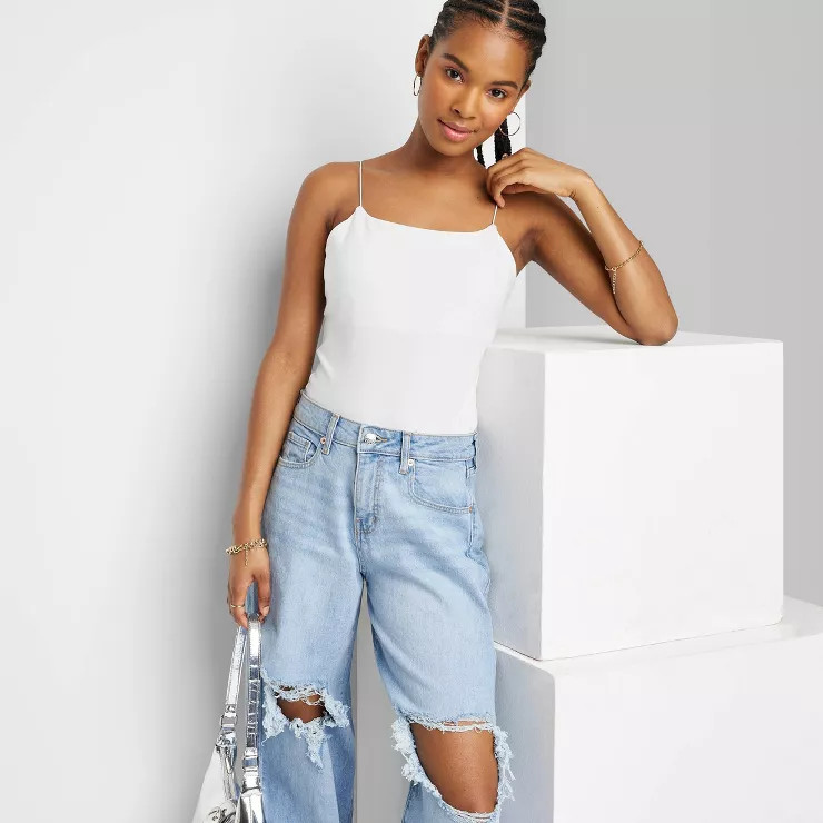 Women's Spaghetti Strap Bodysuit - Wild Fable™ | Target