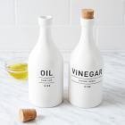 Utility Stoneware Oil & Vinegar Dispensers (Set of 2) | West Elm (US)