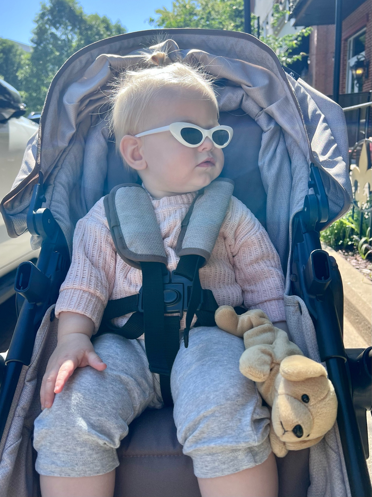this chick 🐣 is just toooo cool!

I just love her vibe when we are out & about on the town!

| Baby Girl Sunglasses and Stroller System

#LTKstyletip #LTKbaby #LTKkids