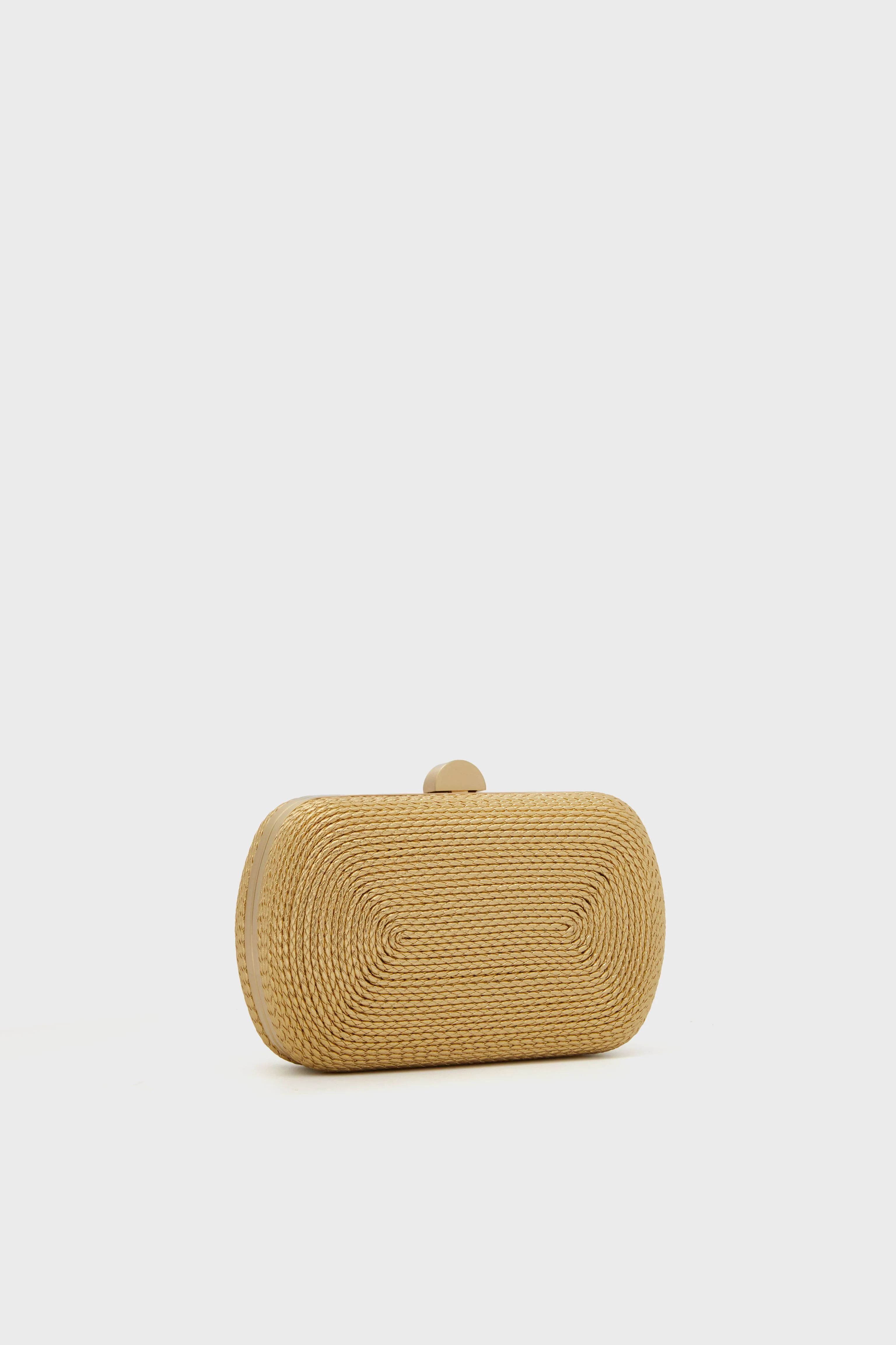 Gold Martina Coiled Rope Clutch | Tuckernuck (US)