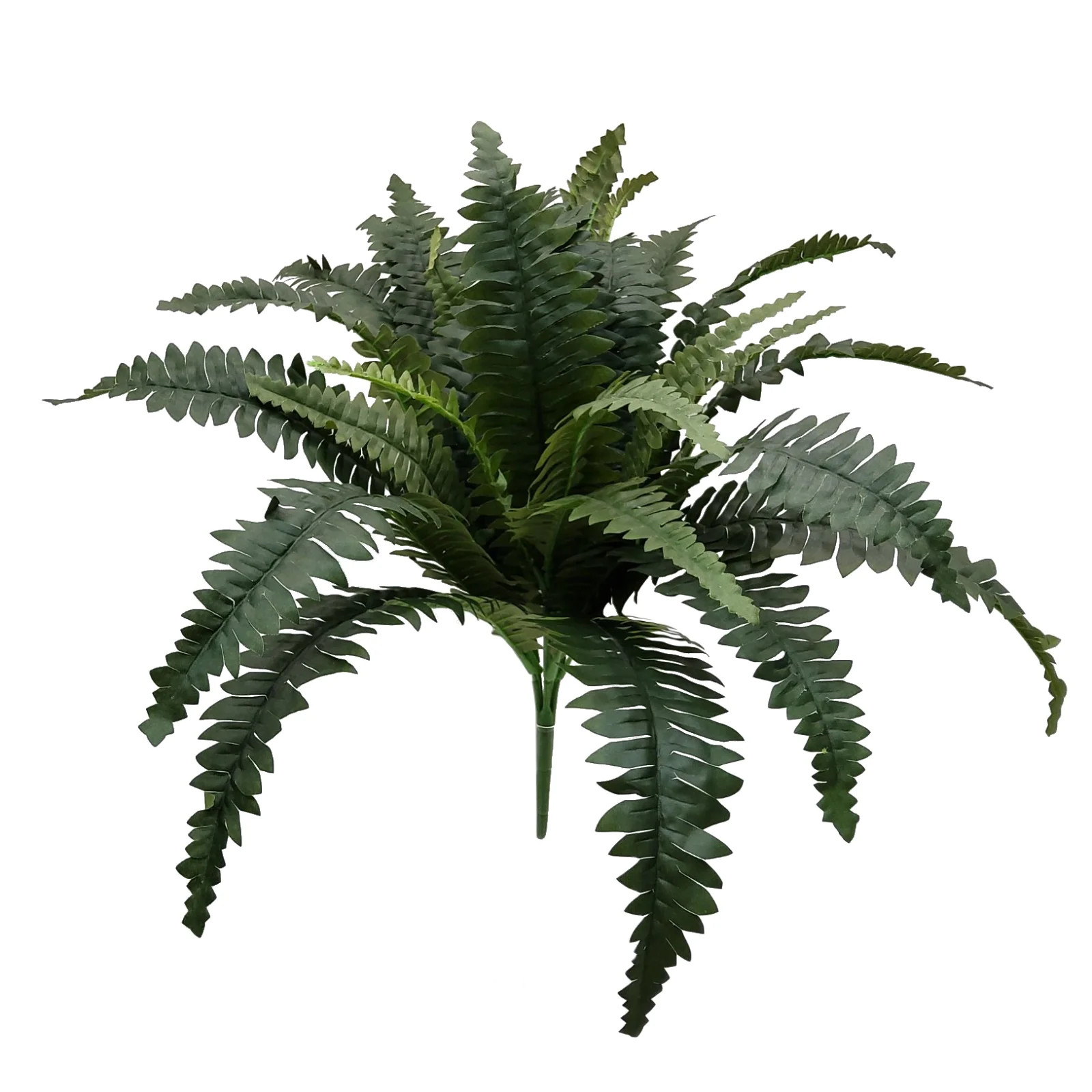 Mainstays 21in Indoor Artificial Plant, Fern Bush, Green Color. | Walmart (US)