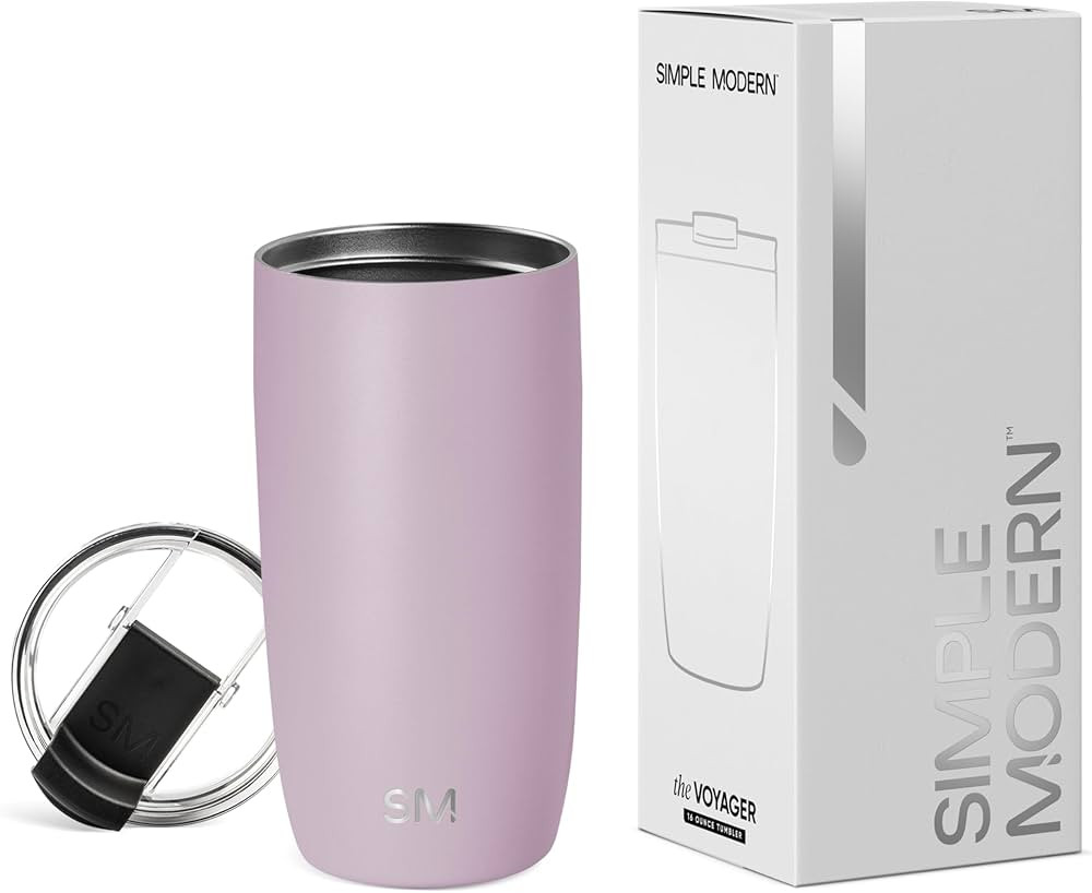 Simple Modern Travel Coffee Mug Tumbler with Flip Lid | Reusable Insulated Stainless Steel Cold B... | Amazon (US)
