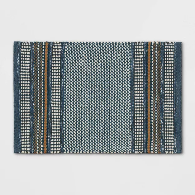 2'x3' Striped Scatter Rug Blue - Threshold™ | Target