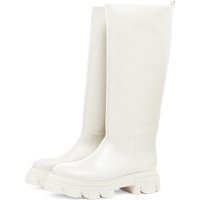 Gia Borghini Women's Tubular Combat Boot in Off White, Size UK 8 | END. Clothing | End Clothing (US & RoW)